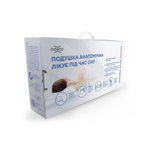Подушка ортопедическая с эффектом памяти NOSCO ANATOMIC STANDART 17007 2