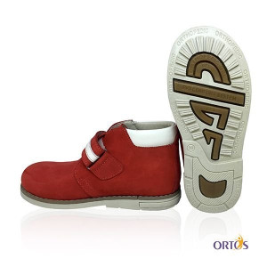 Ботинки детские ортопедические ОrtoBaby D9104 цвет красный 2