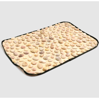 Килимок масажний з натуральною галькою "Ортек" 60 х 40 см Olvi 03237