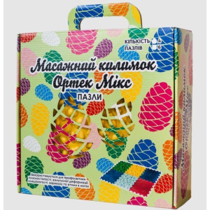 Акупунктурный массажный коврик "Пазлы Микс" 10 элементов Olvi 09428 2
