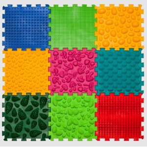 Килимок масажний "Пазли Мікс" 9 елементів Ortek Olvi 10205