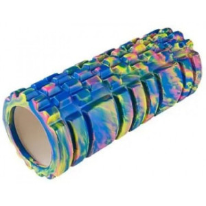 Ролик для йоги, пілатесу, фітнесу 33х14 см, мультицвіт Ортек Olvi 11097