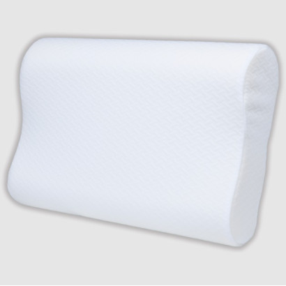 Ортопедическая подушка для взрослых с эффектом памяти с валиками мягкая 58х40см XL Хмаринка Olvi J2526 03478