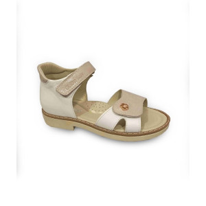 Сандалії дитячі ортопедичні OrtoBaby S0314 біло-рожеві