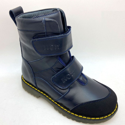 Черевики дитячі ортопедичні зимові на хутрі OrtoBaby W377 Blue