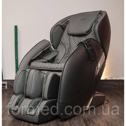 Масажне крісло Casada AlphaSonic II + Braintronics (сіро-чорне)