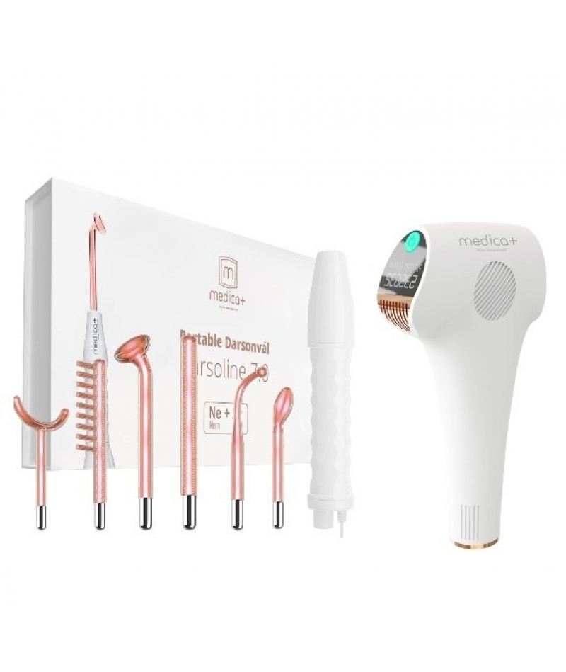КОМПЛЕКТ 2 В 1: ПОРТАТИВНЫЙ ДАРСОНВАЛЬ MEDICA+ DARSOLINE 7.0 + ФОТОЭПИЛЯТОР HAIRCLEANER 8.0 (ЯПОНИЯ)
