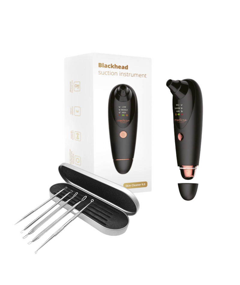 Набір Вакуумного очищувача для шкіри та пор Medica+ Scinclean 9.0 BL