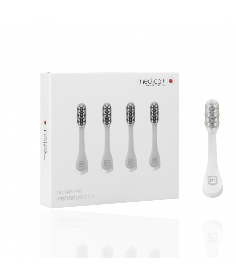 Насадки для звуковой зубной щетки MEDICA+ ProBrush 7.0 Compact (4шт)