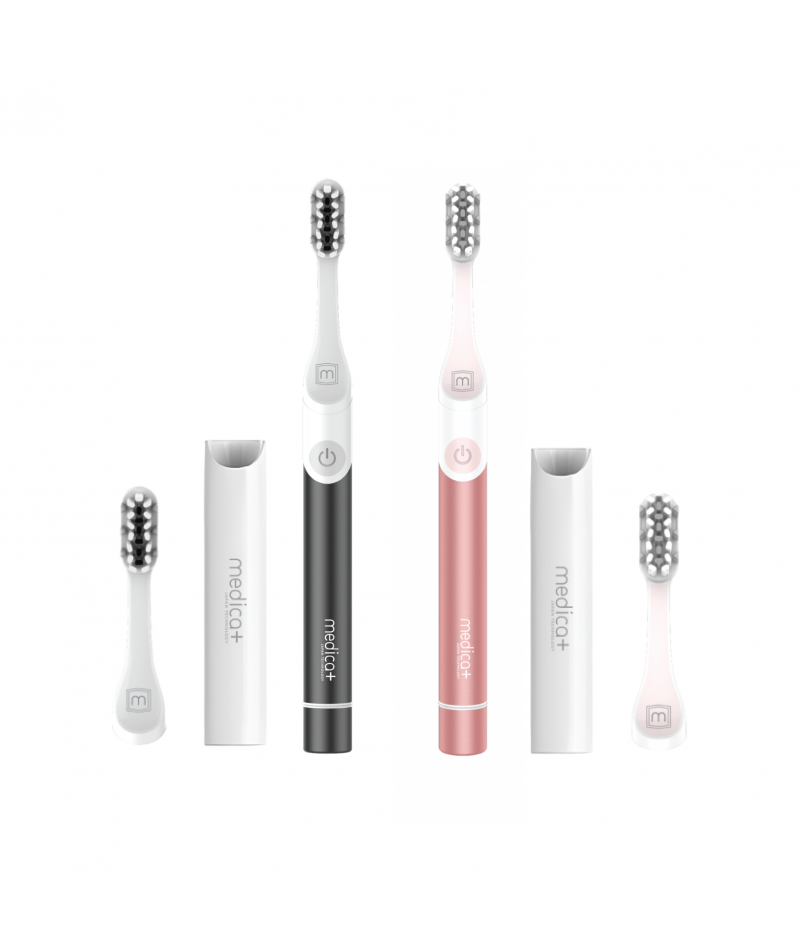 Набір звукових зубних щіток MEDICA+ PROBRUSH 7.0 black + fuchsia