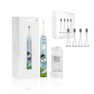 Звуковая зубная щетка Medica+ KidsBrush 7.0 Blue + Насадки (4 шт)