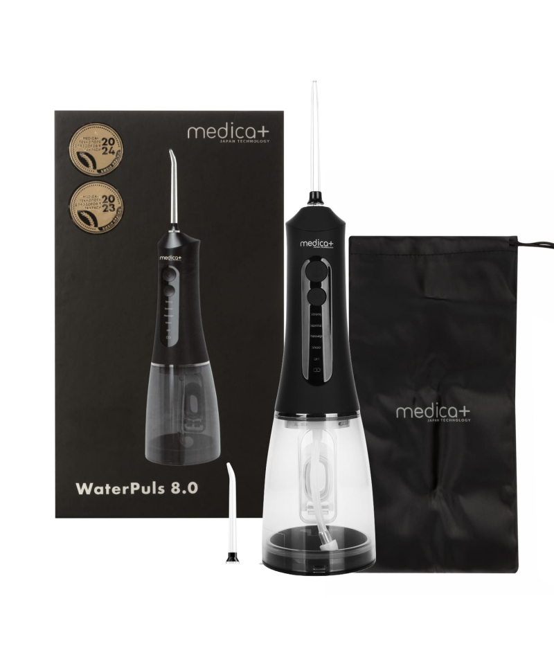 Портативний іригатор MEDICA+ WaterPuls 8.0 Black