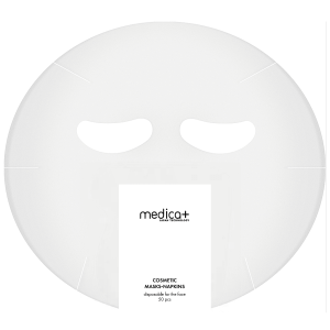 Маски-серветки косметологічні MEDICA+ 50 шт (поліетиленові)