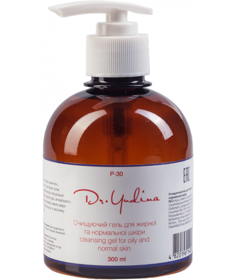 Dr. Yudina Очищающий гель для жирной/нормальной кожи