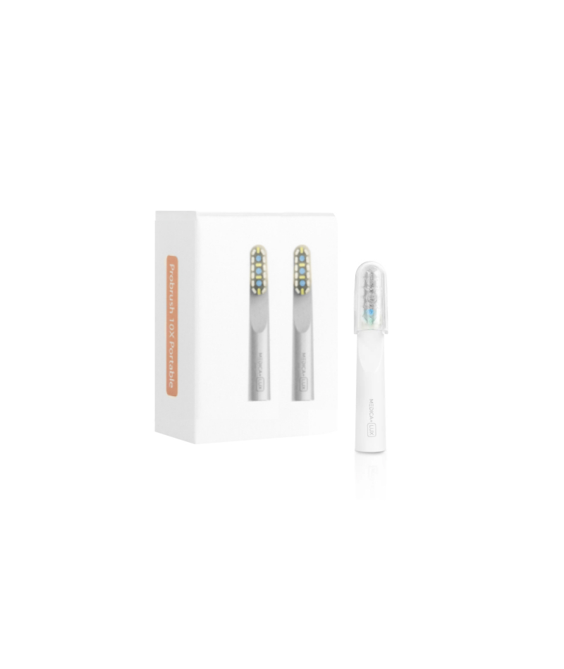 Насадки для звуковой зубной щетки MEDICA+ LUX 10ХN Portable (2 шт)