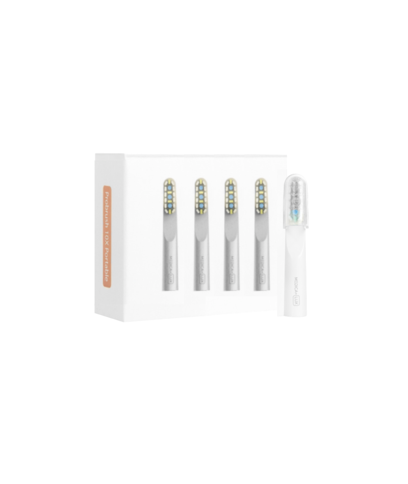 Насадки для звуковой зубной щетки MEDICA+ LUX 10ХN Portable (4 шт)