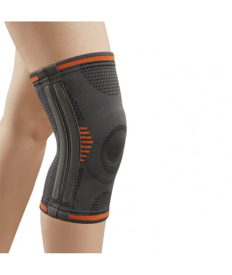 Спортивний напівжорсткий наколінник із пластиковими бічними вставками Orliman OS6211