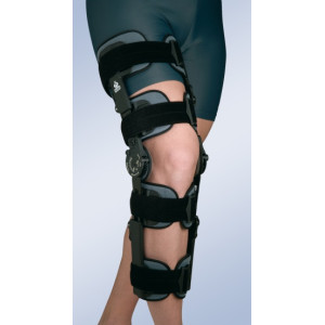 Армированный коленный ортез с ограничителем Orliman 94260