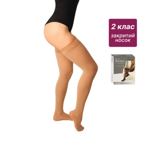 Панчохи компресійні медичні 2 клас (бежевий) стандартні Transparent