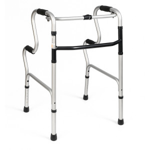 Ходунки двоуровневые с одной кнопкой Doctor Life 12853