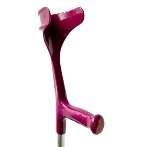 Подлокотный костыль с твердой эргономичной рукояткой Kowsky ORIGINAL, тёмно-фиолетовый