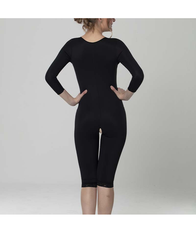 Компресійний корсет для всього тіла після операції Aurafix LC-1580 чорний - 2