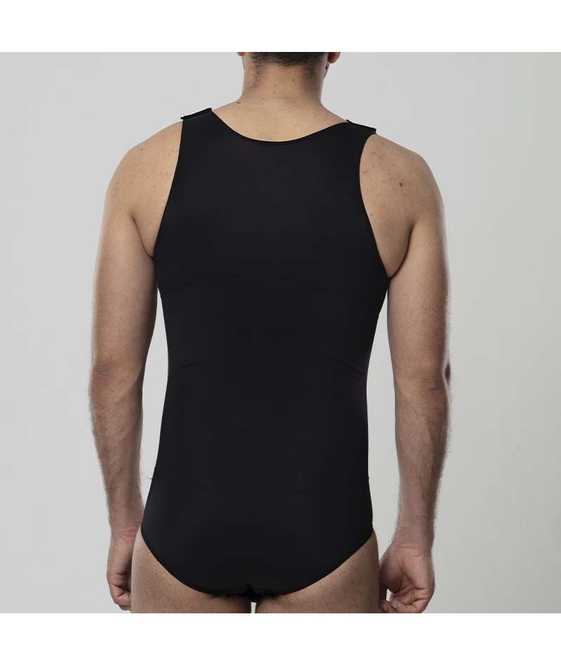 Компресійний корсет післяопераційний період грудної клітини та черевної порожнини Aurafix LC-1700 чорний - 3