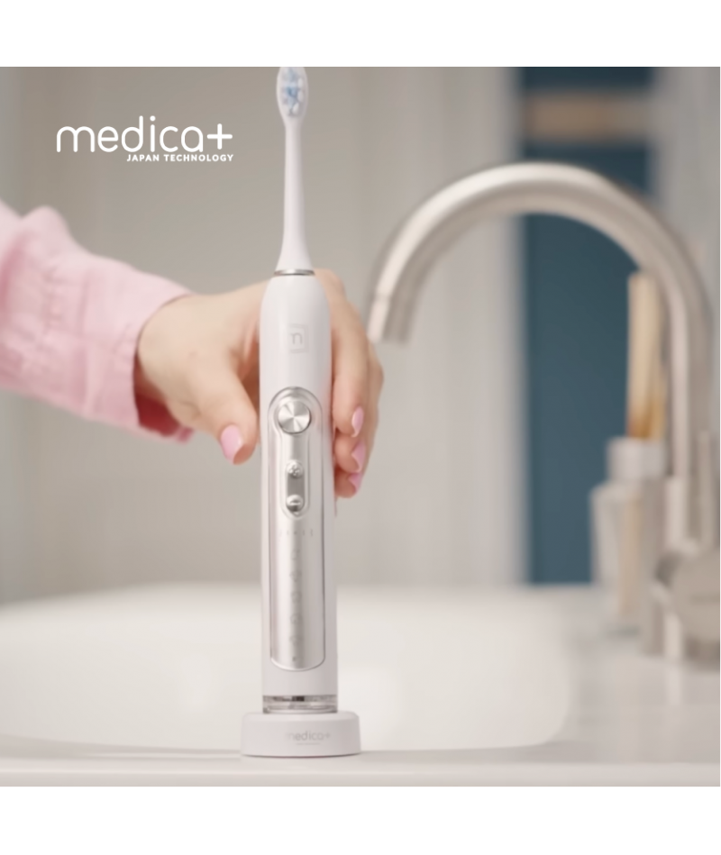 Набір ультразвукових зубних щіток MEDICA+ PROBRUSH 9.0 black + fuchsia - 5