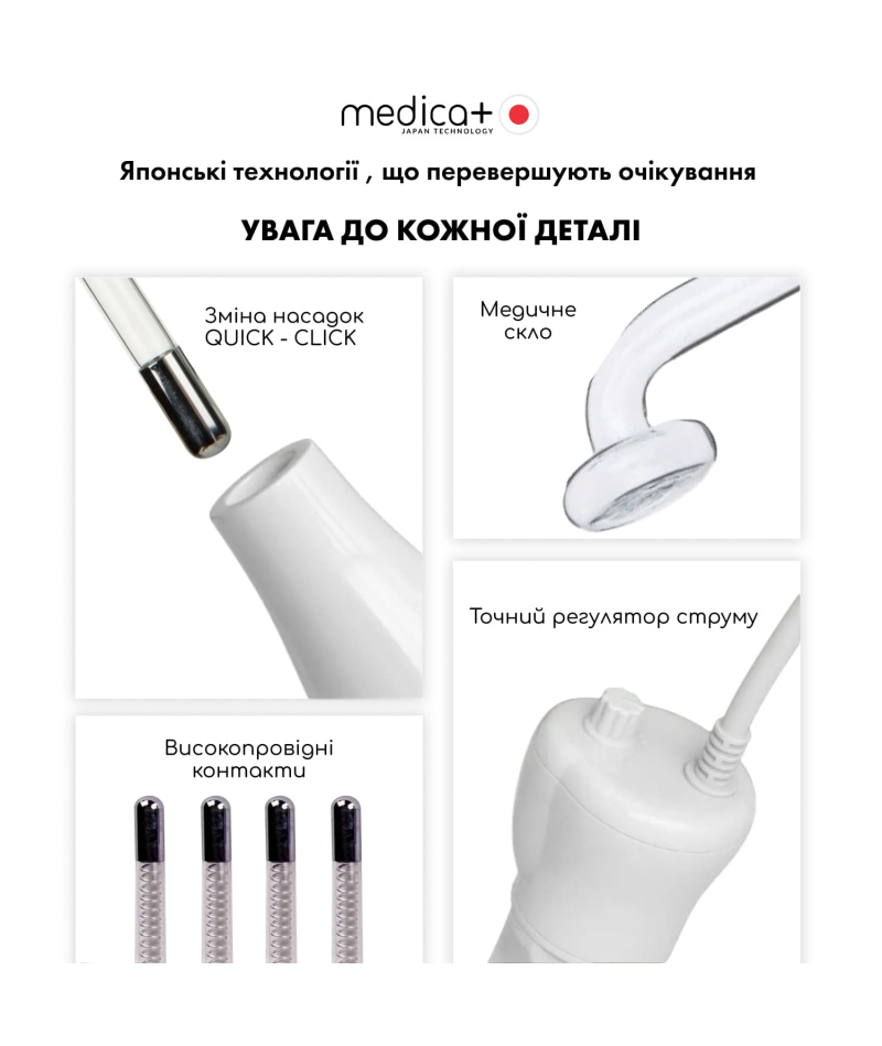 Портативний дарсонваль MEDICA+ DARSOLINE 4.0 - 4