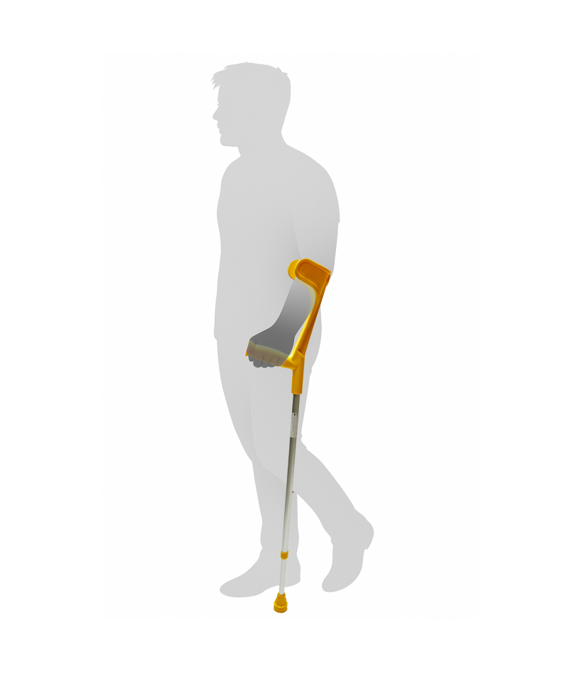 Підлокітна милиця Ossenberg Klassiker 220DKGe жовтий - 4