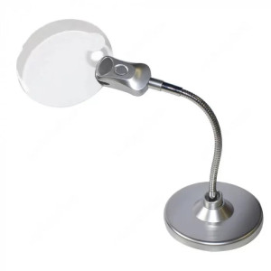 Настільна лупа 2,25X збільшення, діаметр 107 мм; 5X збільшення, діаметр 22 мм, Ridni RD-MG5B-4