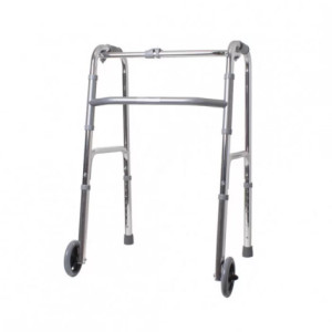 Ходунки-рамки складные регулируемые двухколесные Ridni KJT905 RD-OP-W03