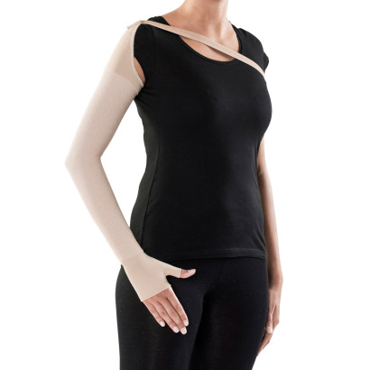 Рукав компресійний SIGVARIS Specialities TRADITIONAL (ТРАДИЦІЇ) з фіксувальною стрічкою і напіврукавичкою