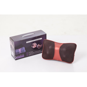 Масажна подушка Zenet Zet-726 роликовий масажер з інфрачервоним прогріванням