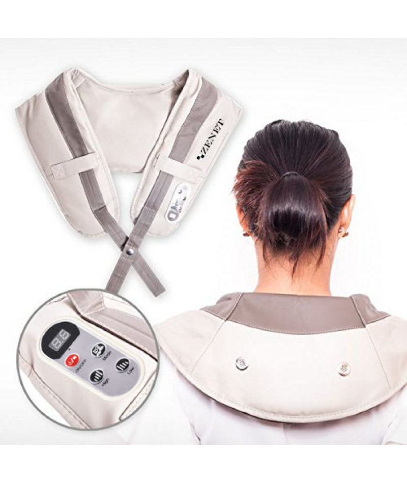 Постукивающий массажер для шеи Zenet ZET-756 с прогревом - 2